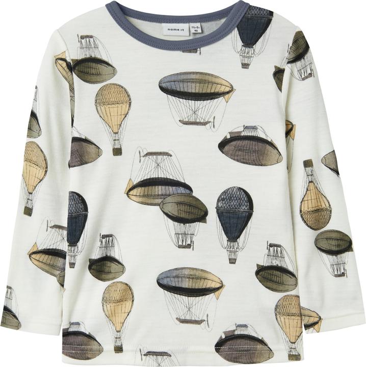 Actual product image Name it Nmmwillitus Wool Ls Top Noos (110)