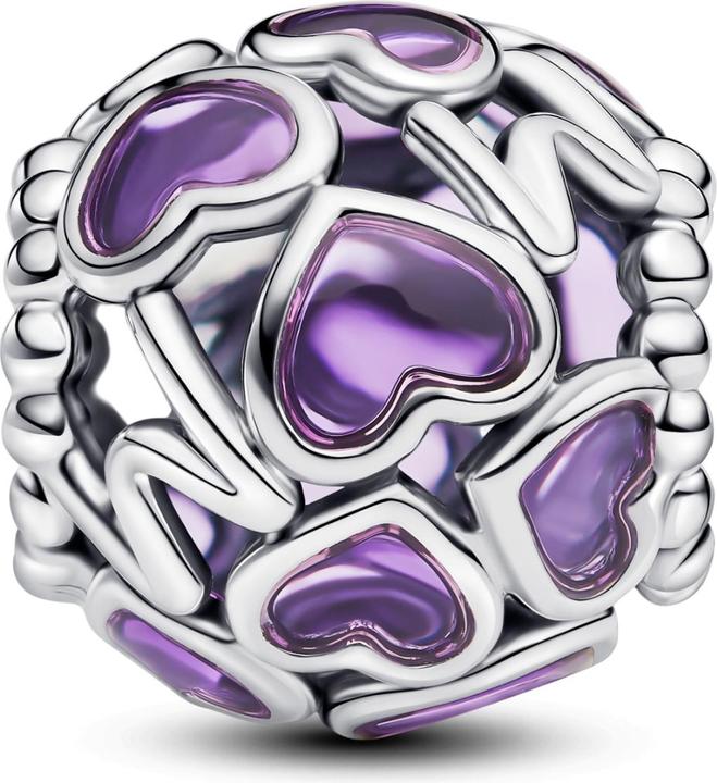 Image du produit Pandora Coeurs Maman (Vernis émail, Argent massif)