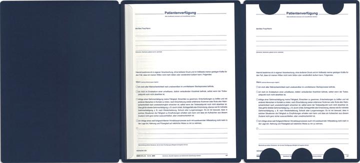 Produktbild Rnk Mappe "Meine Patientenverfügung", für 1 Person, DIN A4, dunkelblau (1 x)