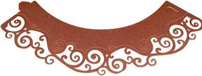 Image du produit PME Cupcake Wrapper Swirls/Brun (12 x)