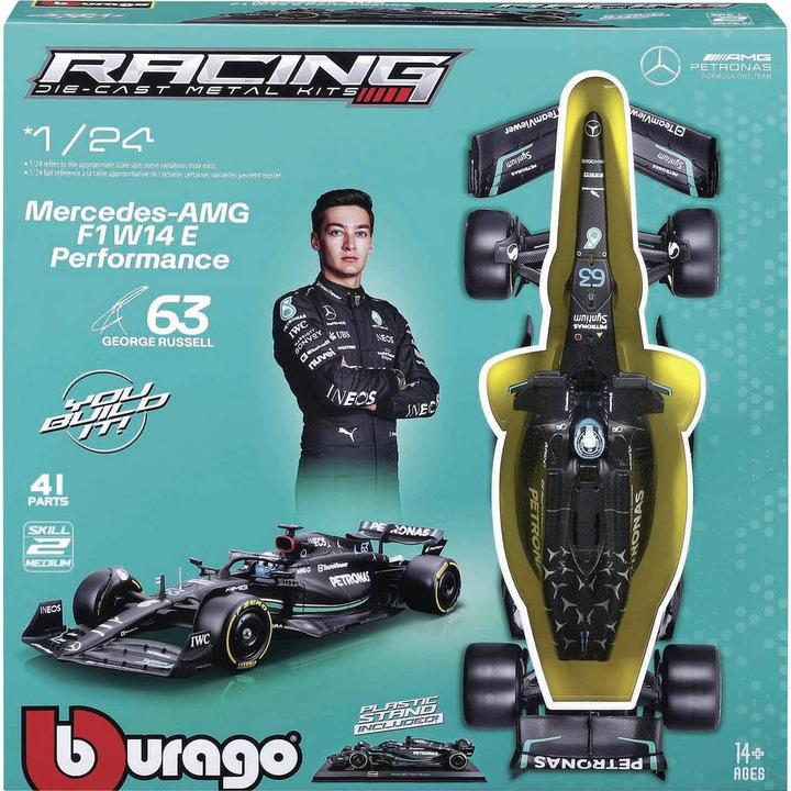 Image du produit Bburago Mercedes-AMG F1 W14 E Perf. 1/24 Kit Hamilton 2024