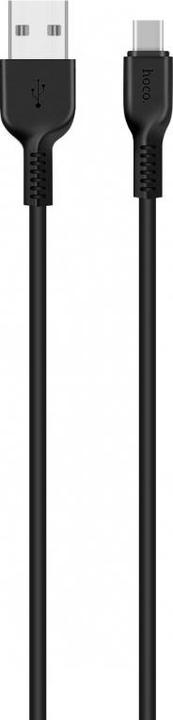 Image du produit Partner Telecom USB-A to USB-C X20, 18W, 2A, 1m, noir (1 m, USB 3.0, 18 W)