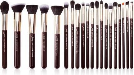 Jessup Pinceau de maquillage professionnel à poils souples pour fond de teint, fard à paupières, estompe (Fond de teint)