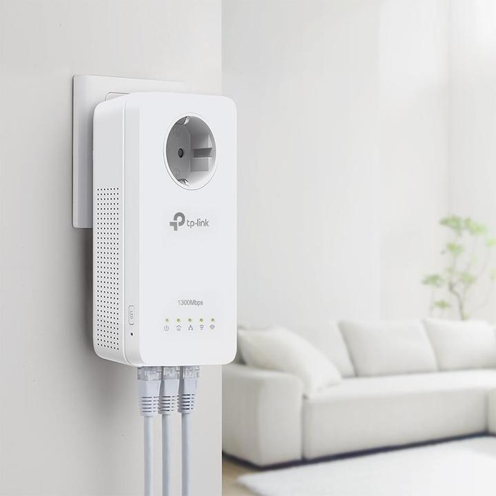 Image du produit TP-Link AV1200 GigabitPowerline ac WLAN KIT avec prise avant jusqu'à 1200Mbps de débit de données en (1200 Mbit/s)
