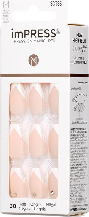 Actual product image KISS Nails - imPress So French (Artificial nails, Blond, Beige)