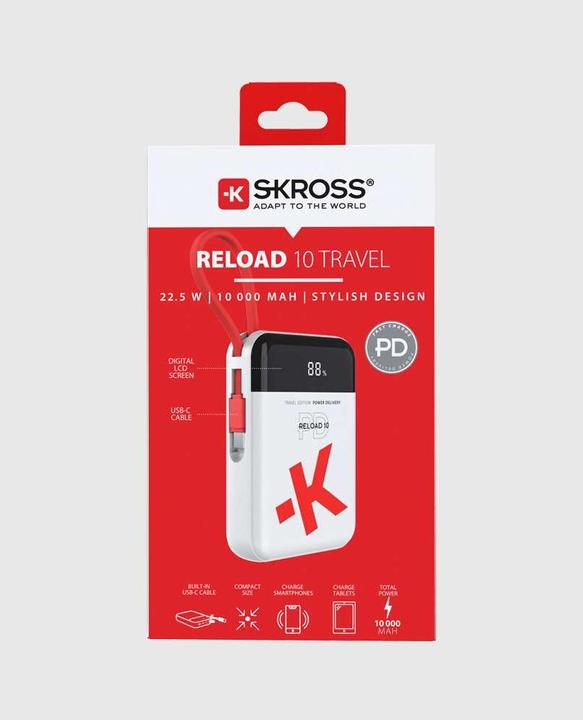 Produktbild Skross Reload 10 Travel (10000 mAh, 22 W, 37 Wh)
