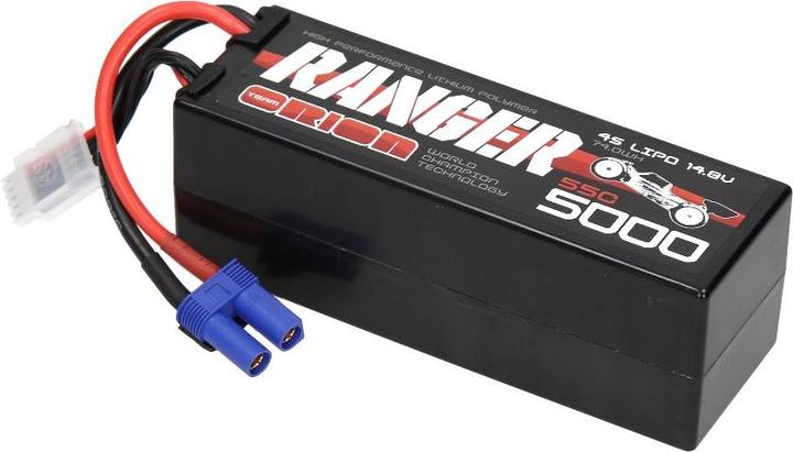 Actual product image Team Orion 4S 55C Ranger LiPo Battery (14.8V/5000mAh) EC5 (14.80 V, 5000 mAh)