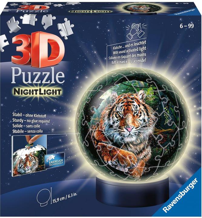 Ravensburger Nachtlicht- Raubkatzen (72 Teile)