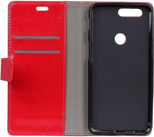 Actual product image MU Classic Crazy Horse Leather Bookcover Case (OnePlus 5T)
