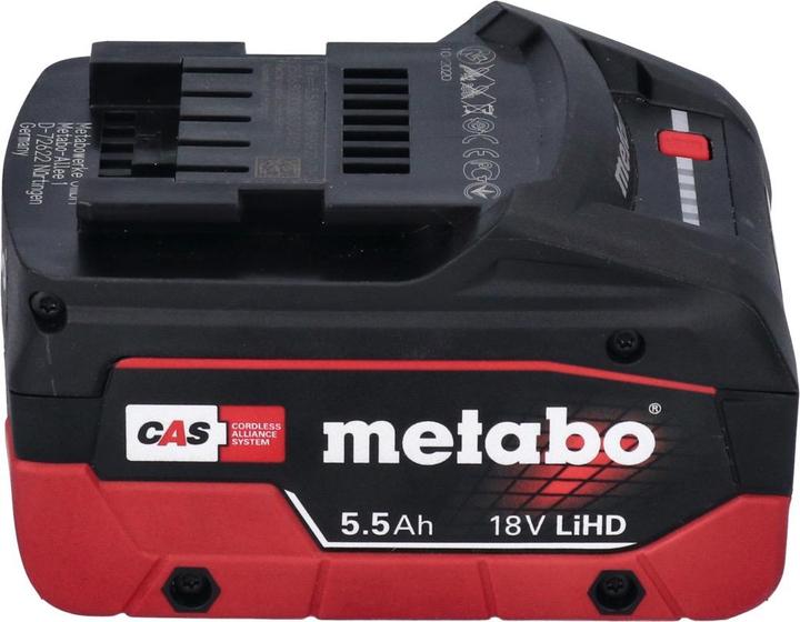 Actual product image Metabo Basic Set 2x LiHD Battery Pack 18 V 5,5 Ah Li-Ion Battery CAS System ( 685122380 ) + ASC 145 Charger (18 V)
