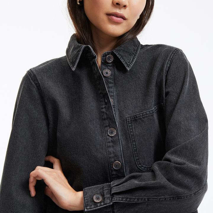 Image du produit La Redoute Collections Robe courte en jean Signature ALBANE (44)