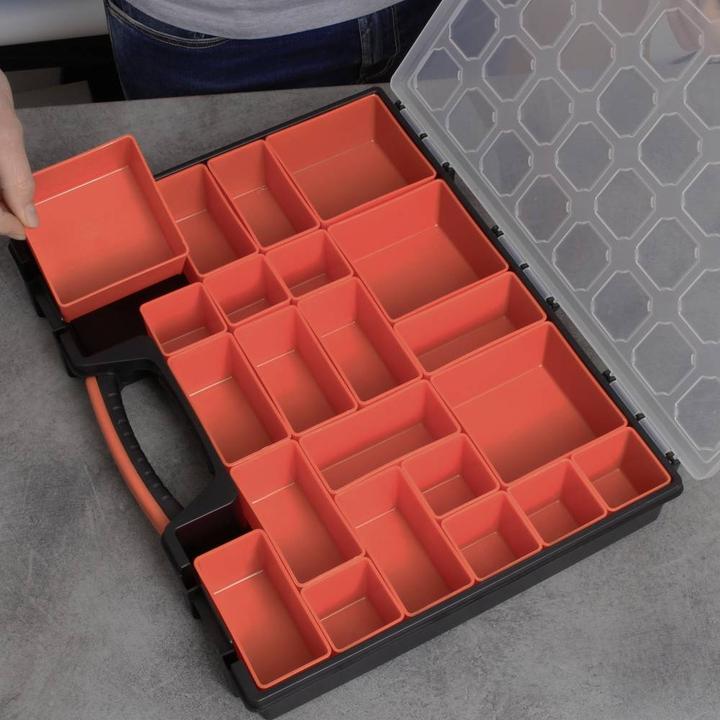 Image du produit Quadrios 23SA093 Boîte d'assortiment (L x l x H) 42 x 32.5 x 6 cm Nombre de compartiments : 2