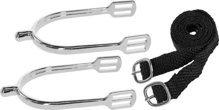 Produktbild Kerbl Damen Sporen mit Sporenriemen Tropfenform Paar, 25 mm, 321252
