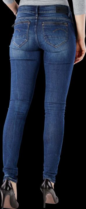 Immagine prodotto G-Star Midge Zip Mid Skinny Jeans scuro invecchiato (W27/L34)