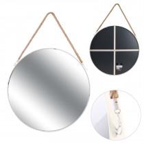 Produktbild Home Deco Factory Spiegel rund weiss Henkel 50cm
