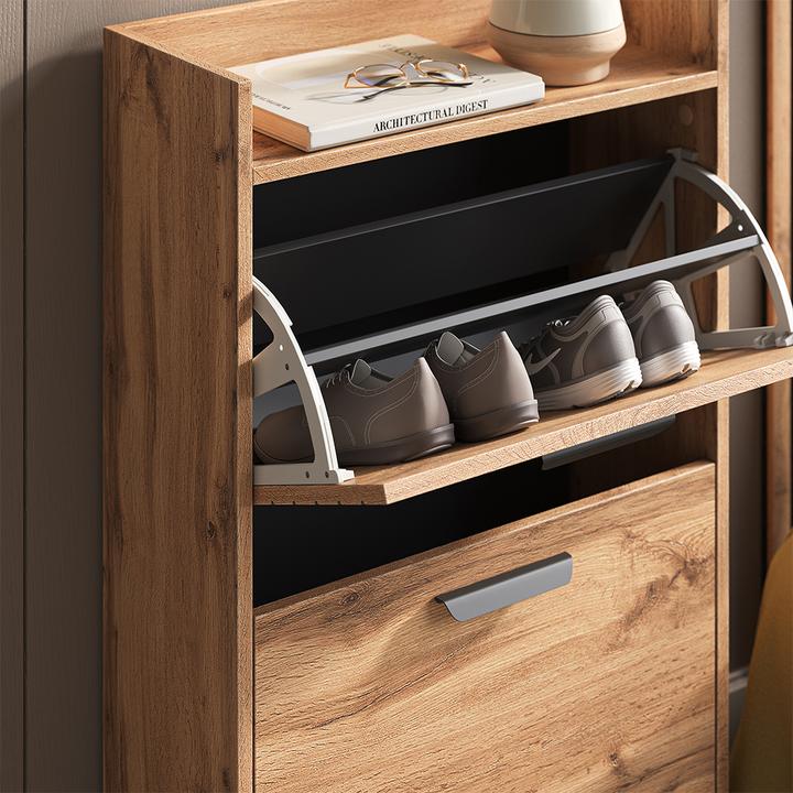 Actual product image Vichy Wardrobe Amber, Oak Wotan, 59.8 x 100 cm 2 parts