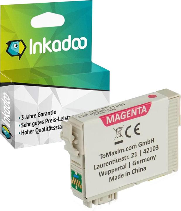 Immagine prodotto Inkadoo Cartucce d'inchiostro compatibili con Epson C13T08934011 / T0893, magenta Magenta (M)