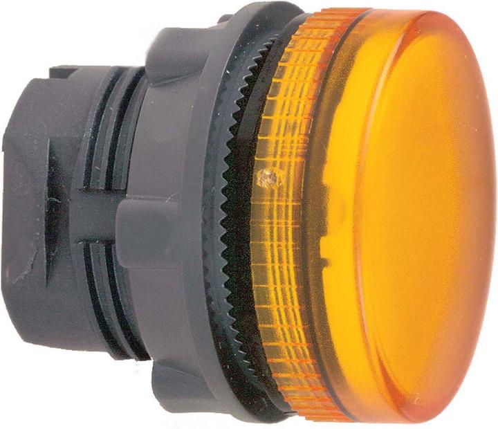 Actual product image Schneider Electric Indicator lamp, Ř 22, round, spherical cap, yellow ZB5AV053S