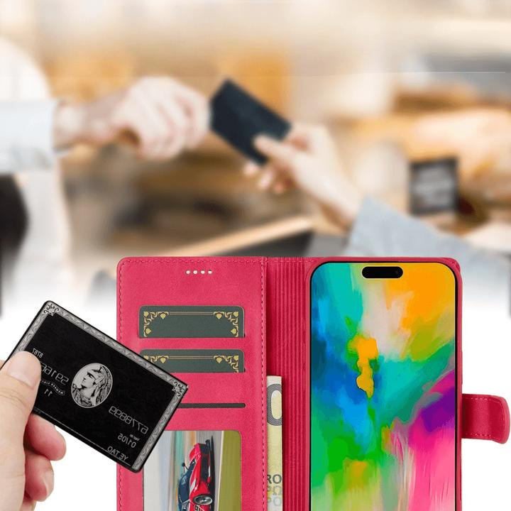 Actual product image LC.Imeeke iPhone 16 Pro Max - Leather Case Cover (Apple iPhone 16 Pro Max)