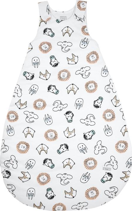 Produktbild Meyco Schlafsack Jersey 2-tlg 74/80 Animal (80 cm, 2.5 TOG)