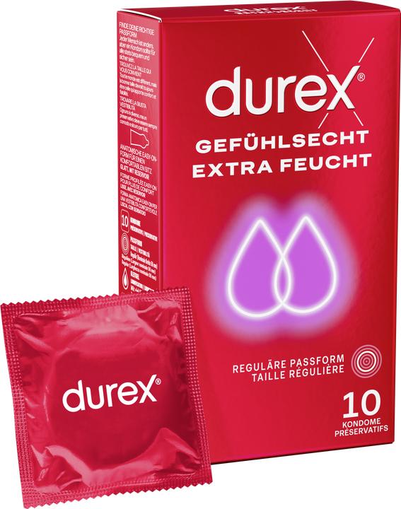 Actual product image Durex Gefühlsecht Extra Feucht (10 pcs.)