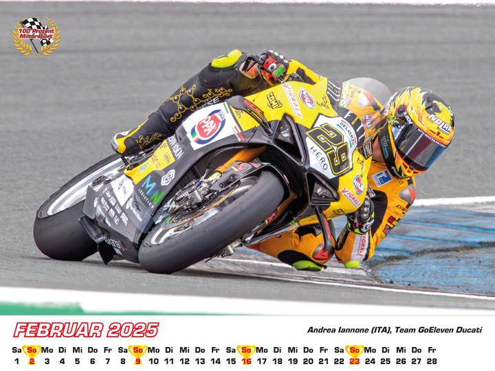 Produktbild Superbike WM Kalender 2025 (Harter Einband, Deutsch)