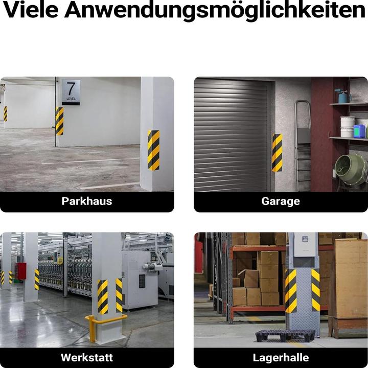 Actual product image Wiltec Garage wall protection Self-adhesive door edge protection Parking aid car garage