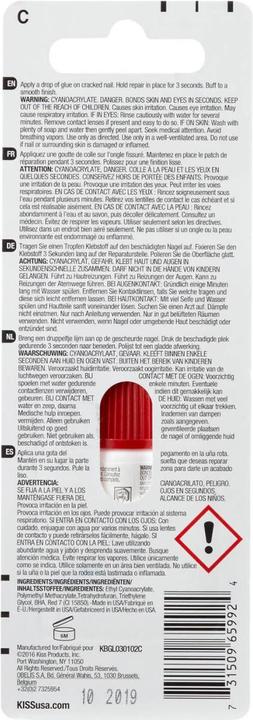 Produktbild KISS Nails - Maximum Speed Pink Nail Glue (Nagelutensil, Pink)