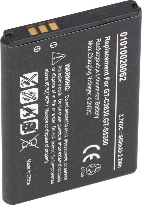 Actual product image Samsung Battery Galaxy GT-C3230, GT-C3630, GT-C3630C, GT-C3752, GT-S5350, EB483450VU