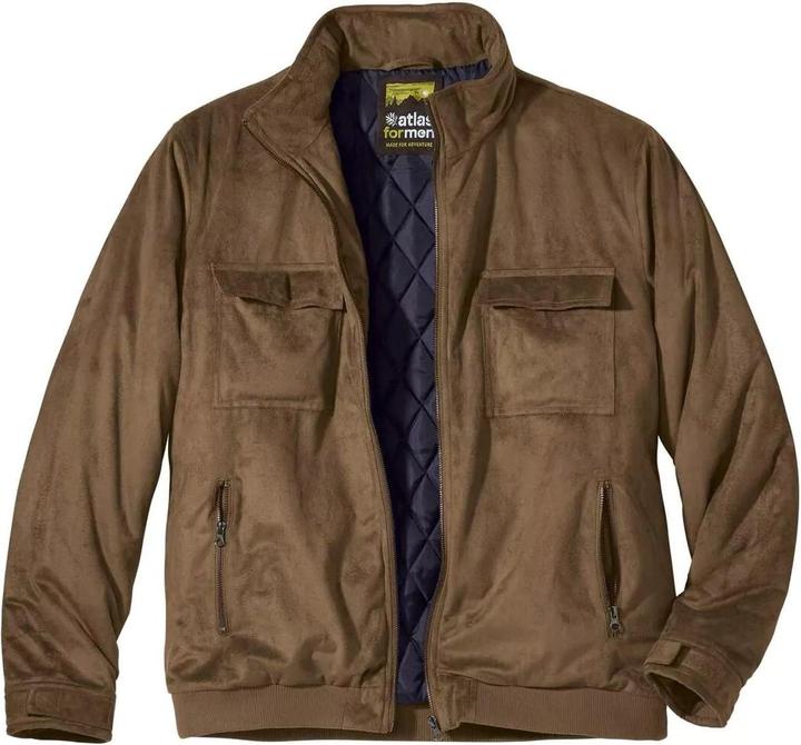 Produktbild Atlas For Men Camelfarbene Jacke in Wildlederoptik (L)