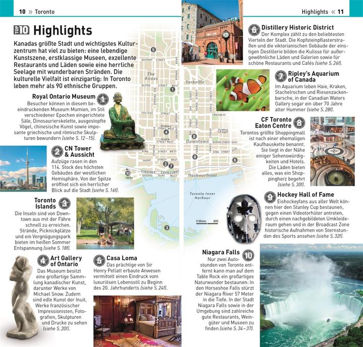 Produktbild Top 10 Reiseführer Toronto (Deutsch, DK Verlag Reise, 2022)