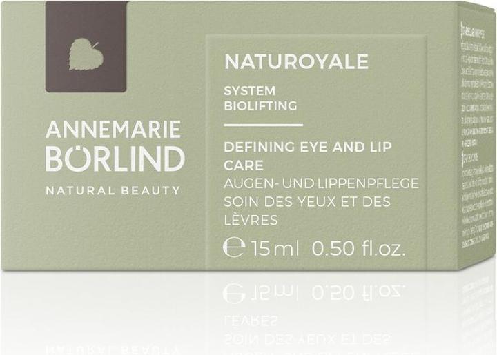 Image du produit Annemarie Börlind Börlind Naturoyale Defining Eye & Lip Care (soins pour les yeux et les lèvres) (Crème, 15 ml, Jour + nuit)