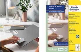 Actual product image Avery Labels, removable, home office, small pack