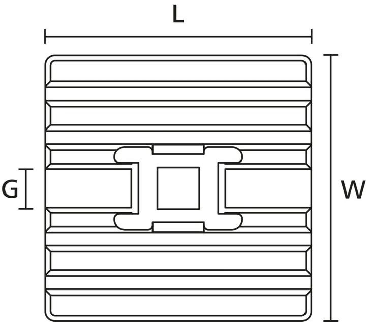 Image du produit HellermannTyton Flextack mount white 28 x 28mm (Boucles de fixation, 28 mm, 100 pcs)