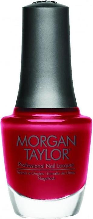 Actual product image Morgan Taylor PROFESSIONAL NAIL LACQUER #ruby two-shoes 15 ml (Ruby Two-Shoes, Colour paint)