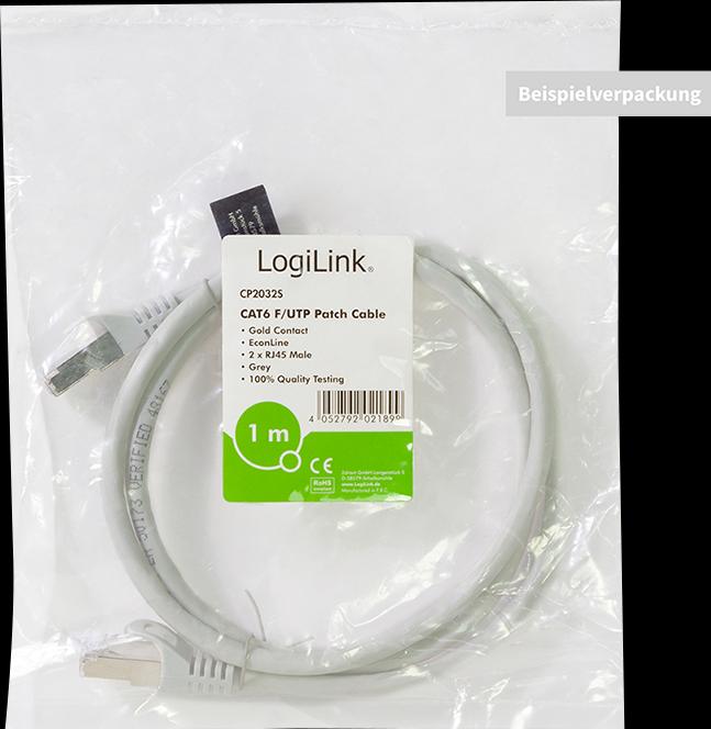 Produktbild LogiLink Netzwerkkabel (F/UTP, CAT6, 7.50 m)