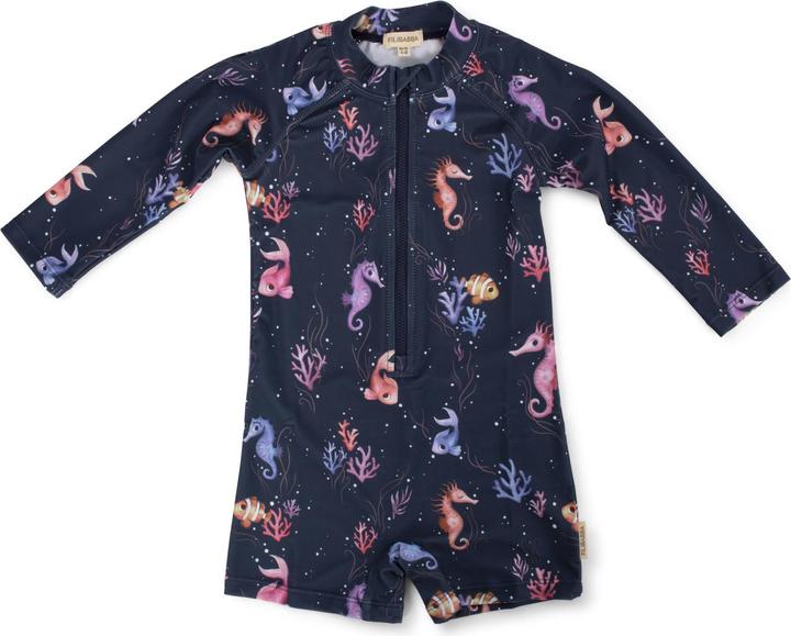 Filibabba Villads – UV-Schwimmanzug LS 3-4 Jahre – Rainbow Reef (98, 102, 104)
