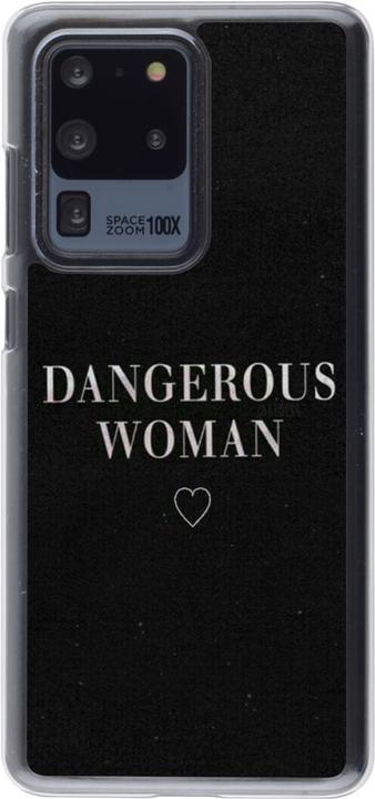 Actual product image PhoneLook Cover transparent Dangerous woman (Samsung Galaxy S20 Ultra)
