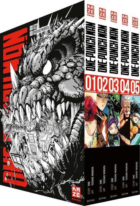 ONE-PUNCH MAN - Box mit Band 1-5 (Allemand, Yusuke Murata, ONE, John Schmitt-Weigand, 2017)