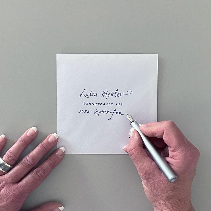 Produktbild Weihnachtskarte Graspapier - Text, 12.2 x 17.5 cm (1 Stk.)