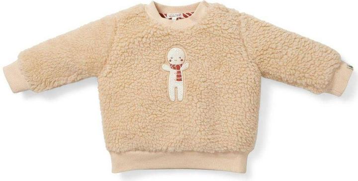 Little Dutch Teddy Christmas sweater Gingerbread - 80 (80)