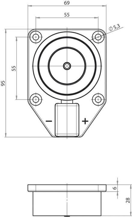Produktbild effeff EFF 830-3A------F90 MAGNET 830 A 300N 24V GS 20mA (Indoor)