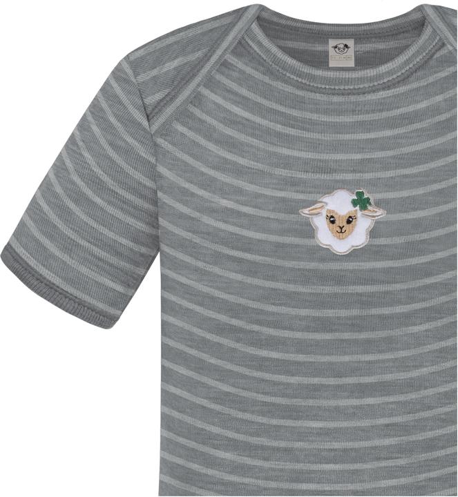 Actual product image Normani Set of 2 baby merino bodysuit short sleeves "Tauranga" - 9293 (62)
