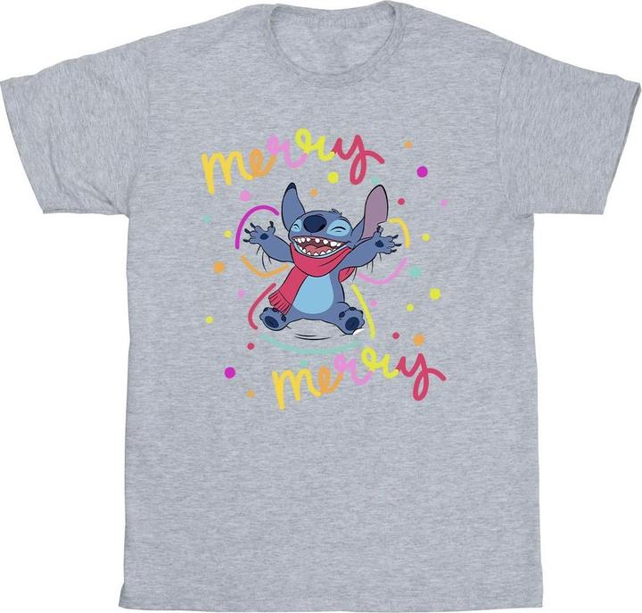 Disney Lilo & Stitch Merry Rainbow TShirt (M)
