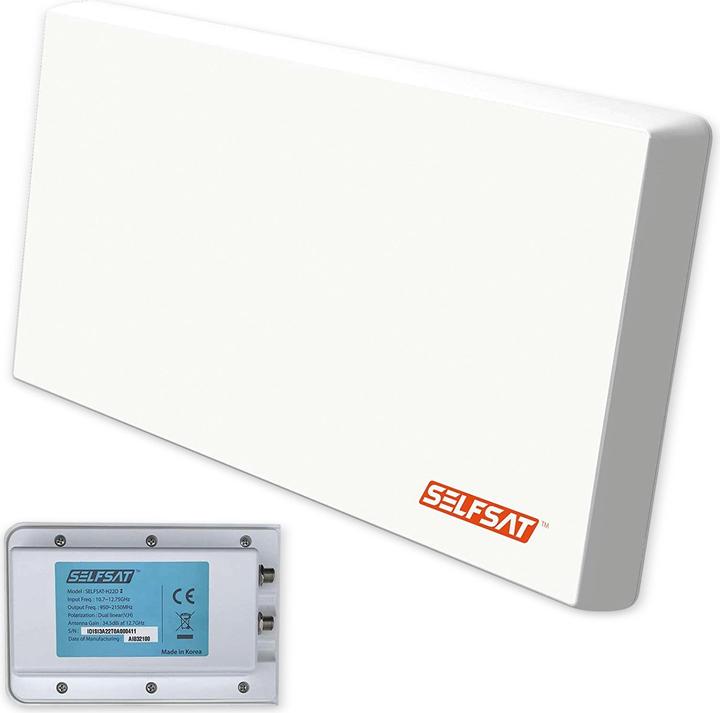 Produktbild Selfsat H22D2+ (Flachantenne, 34.50 dB, DVB-S / -S2)