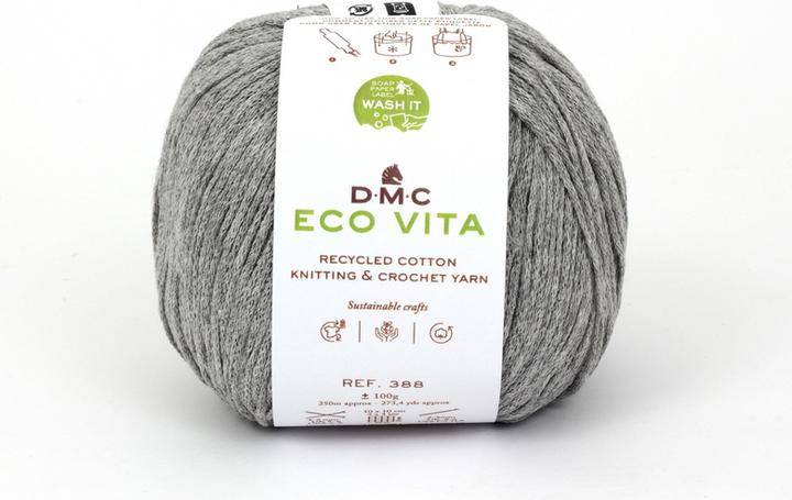 Actual product image DMC Wool Eco Vita 100 g, Grey (250 m)