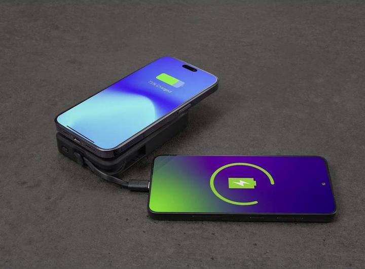 Produktbild Voltcraft VC-Qi2 PD20W 8000 Powerbank 8000 mAh Fast Charge LiPo Schwarz Statusa (8000 mAh)