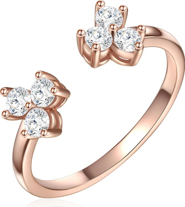 Immagine prodotto Glanzstücke München Donna Argento Cubico Zirconia Oro Rosa - 11812 (60, 925 Argento)