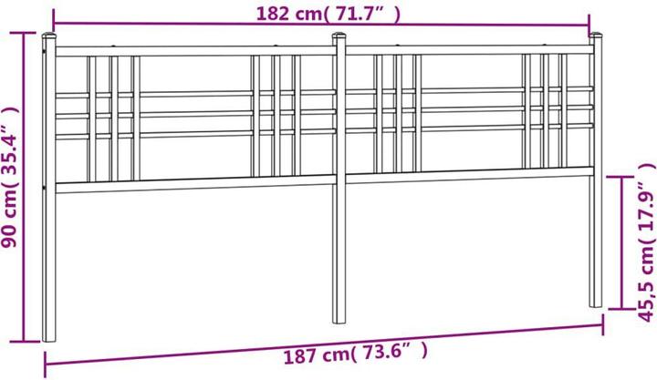 Actual product image VidaXL Karen (187 x 3 x 90 cm)
