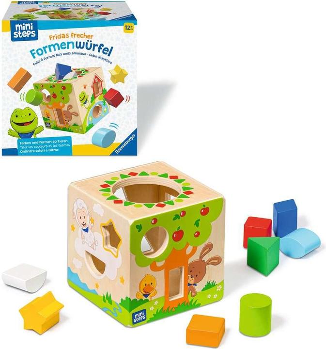 Image du produit Ravensburger RAV ministeps : Cubes de formes coquins de Fridas 04581